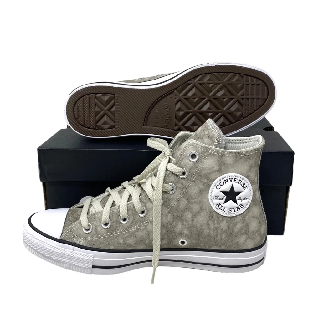 Converse Chuck Taylor All Star High Top Canvas Beige Women Size Sneakers A00766C - Picture 8 of 10